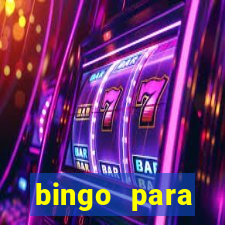 bingo para despedida de solteira para imprimir